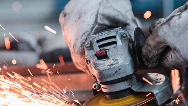 Grote machine aan het werk