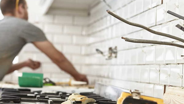 Ondernemer aan het werk